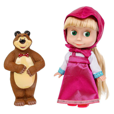 Кукла Маша и Медведь 15 см Карапуз 83031 x 23 (30) 1